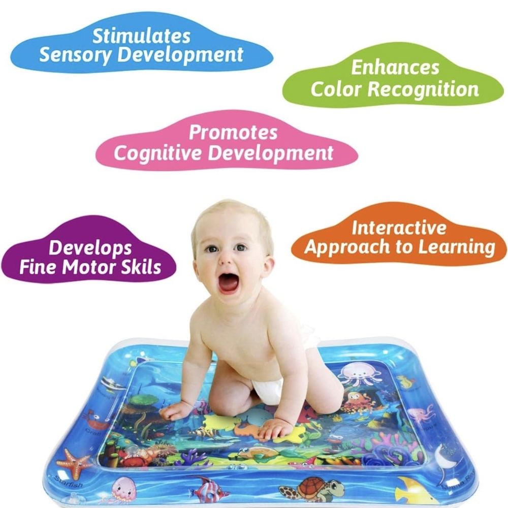 Baby water mat,water mat for baby,tummy time toys,Inflatable Play mat